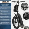 VIRON XI-1200-S E-Scooter, Straßenzulassung, herausnehmbarer Akku — 500 W Motor, 20 km/h, 50 km Reichweite