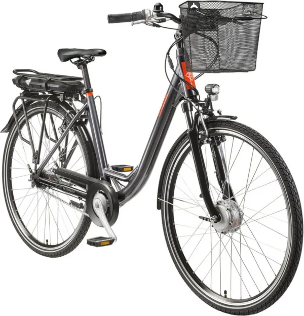 Telefunken RC657 E-Bike Cityrad, 250W Frontmotor, 7-Gang Nabenschaltung, 536,5 Wh Akku