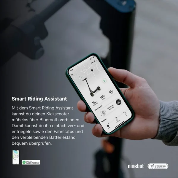 Segway KickScooter MAX G2, bis zu 70 km Reichweite, 20 km/h Geschwindigkeit, Straßenzulassung
